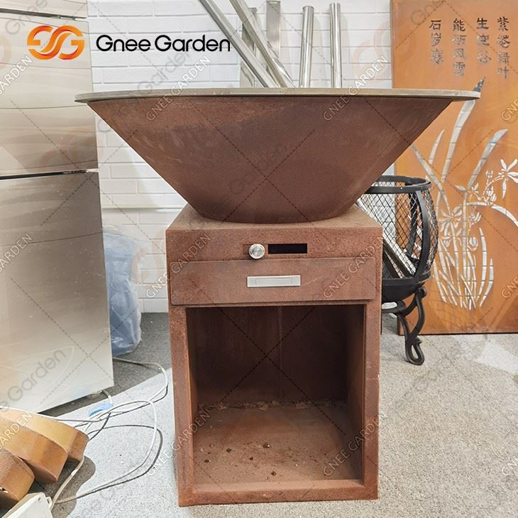 Homemade Metal Round Charcoal Bbq Grills For Outdoor Cooking