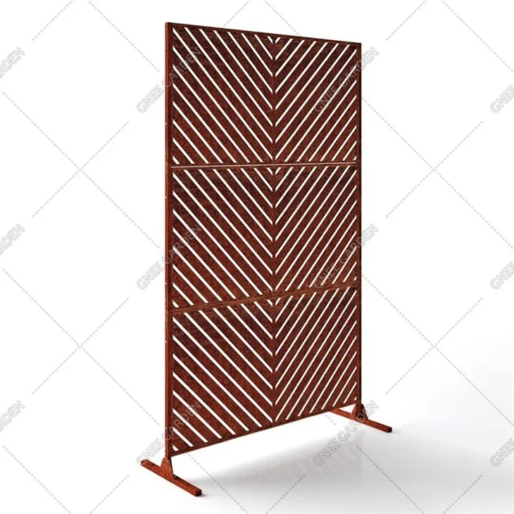 Metal Screen Panel Garden Decorative Landscaping Corten Steel Screens