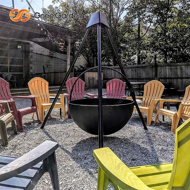Round BBQ Grll Outdoor Decoration Barbecue