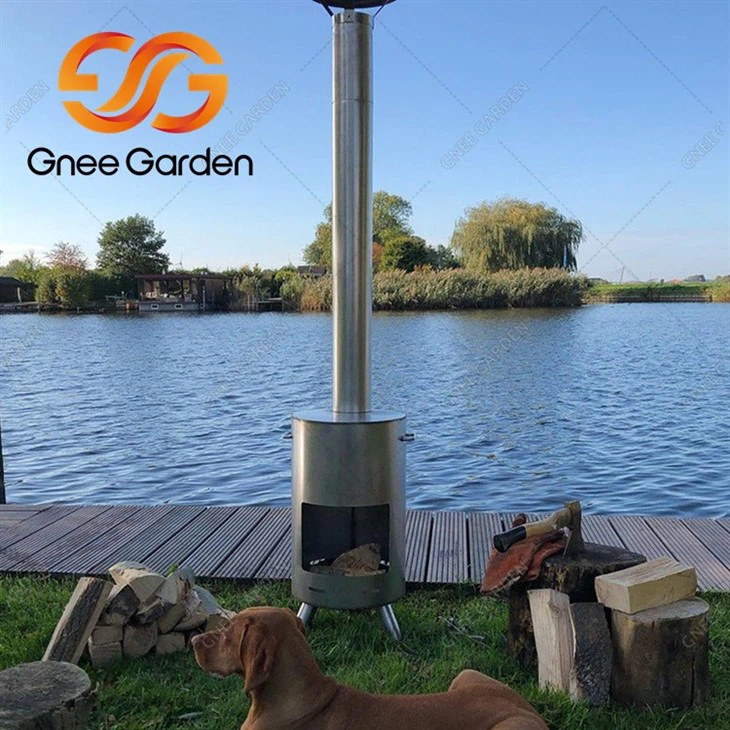 Stainless Steel Wood Burning Fire Pit