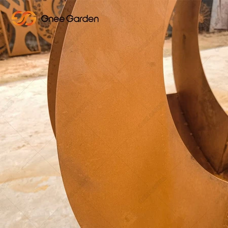 Garden Geometric Corten Steel Flower Pot for sale Garden Geometric Corten Steel Flower Pot for sale